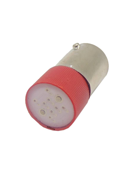Red Ba9s cap LED bulb 24Vac/cc | ADAJUSA | price
