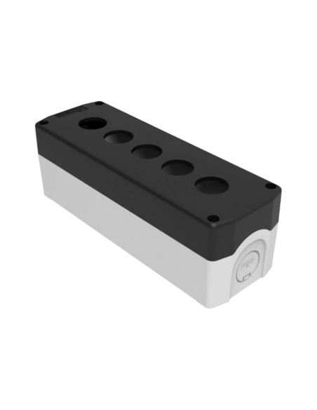 5-element pushbutton box diameter 22 plastic IP44 - BE Series