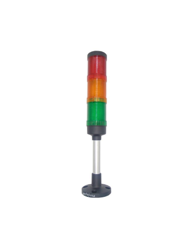 Torre de sinalização LED vermelho/âmbar/verde 230V | ADAJUSA