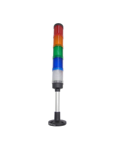 Torre de sinal LED vermelho/âmbar/verde/azul/branco 230Vac | ADAJUSA