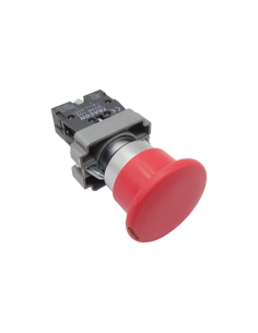 Botão de paragem de emergência metálico diâmetro 40 completo (push-turn)