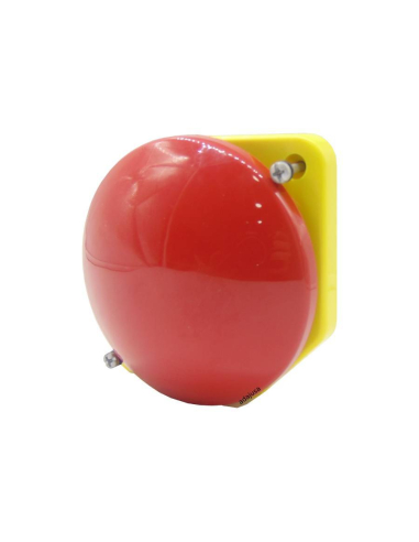 Frontal pulsador de seta diámetro 90 roja - Giovenzana