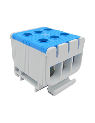 Terminal de derivação 1 pólo 6x2,5-50mm² Azul | Adajusa