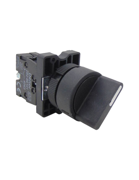 Interruptor elétrico seletor XB2-ED21 2 posições NA 22mm | adajusa.