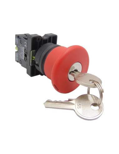 Screen stop pushbutton 40 with full key