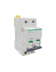 MCB circuit breaker 2 poles 6A (2x6A) IC60N C 6kA - Schneider
