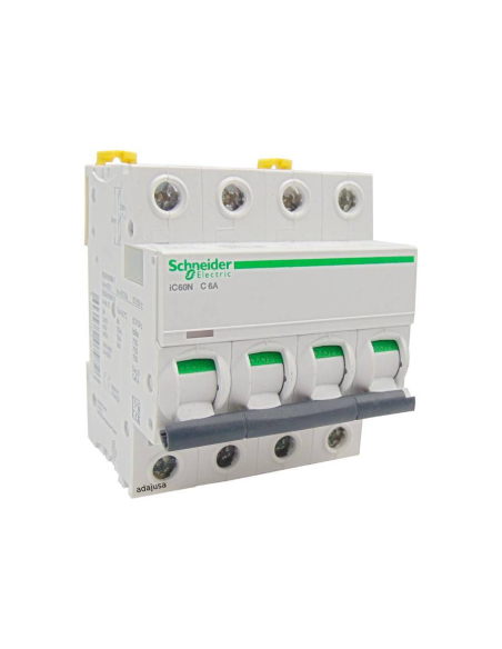 Disjuntor 4-pólos 16A (4x16A) IC60N C 6kA - Schneider