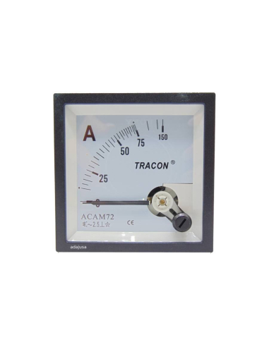 Ammeter direct measure 75 A 72x72mm moving coil instrument | ADAJUSA | price