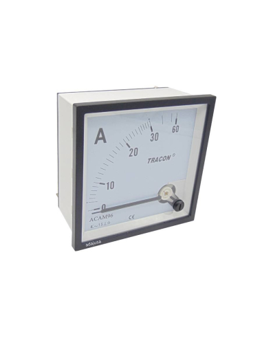 Amperímetro de medição directa 0-30 A 96x96