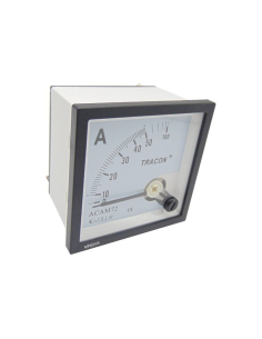 Ammeter direct measurement 50 A 72x72mm 72x72mm moving coil instrument | ADAJUSA : price