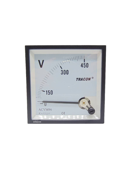 Voltmeter 96x96mm moving coil instrument : ADAJUSA : price