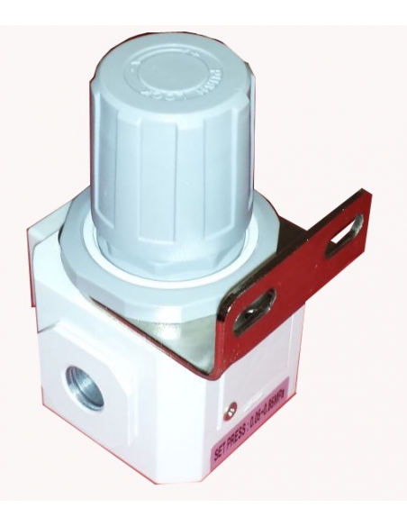 1/4 metal pressure regulator and pressure gauge - Mindman