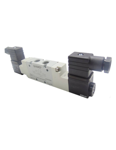 Solenoid valve 1/8 5/2 bistable 24Vac 5VA - Aignep