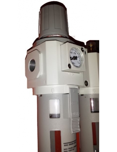 1/4 metal filtration group with pressure gauge - Mindman