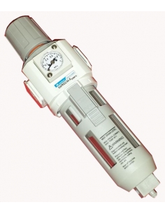1/4 metal filter-regulator with pressure gauge - Mindman 2