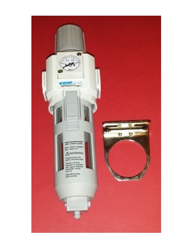 1/4 metal filter-regulator with pressure gauge - Mindman