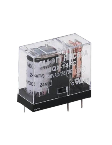 Miniature relay 1 contact 10A coil 24Vdc