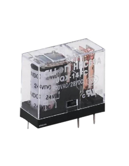 Miniature relay 1 contact 230VAC 10A JQX-14FC-1C omron price adajusa