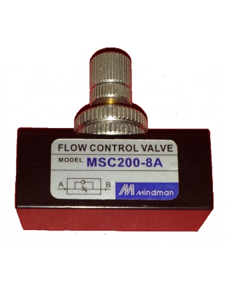 Linear 1/8 unidirectional flow regulator