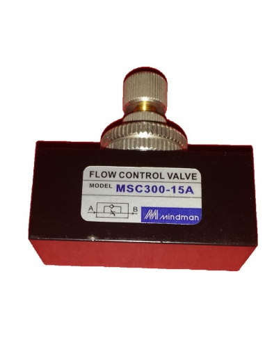Regulador de fluxo unidirecional linear 3/8