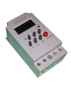 Panel/rail digital time scheduler switch