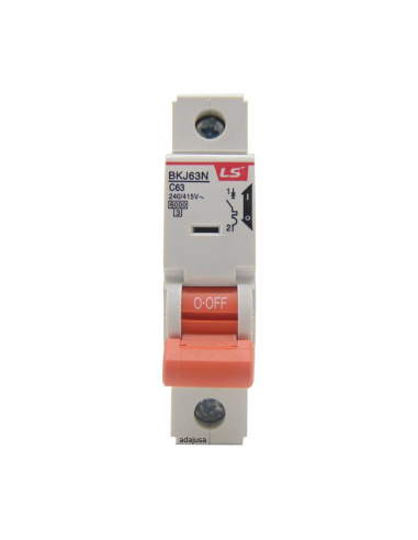 MCB circuit breaker 1 Pole LS LG 63A BKJ63N 1P C63A VMC | ADAJUSA