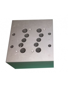 Placa base para válvulas e eletrovalvulas S.220 Mindman - ADAJUSA 2