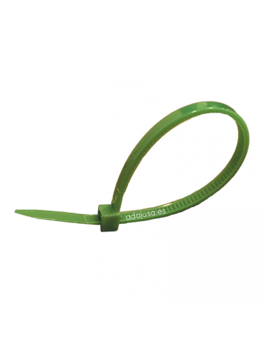 Abraçadeiras 200x3,6 verde - saco de 100 unidades