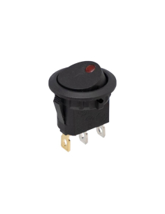 ON-OFF switch with red indicator led 6A-250V ADAJUSA
