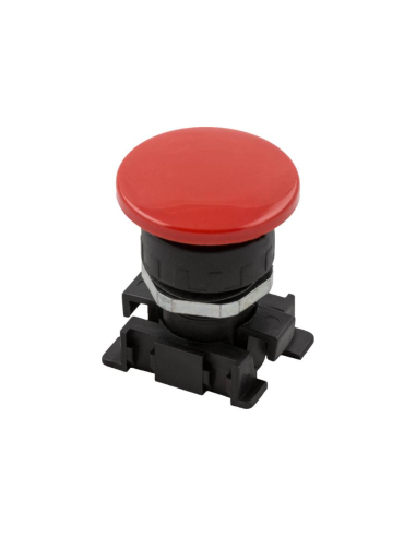 Red mushroom pushbutton - Aignep