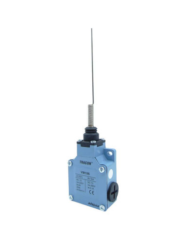 Limit switch flexible rod with spring VM Series
