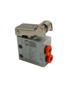 Limit switch pneumatic roller 3/2 NC diameter 4 side fittings - Metal Work