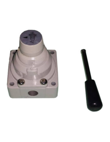 Pneumatic valve 1/4 4-way 2-position lever MVHC-302-4H-8A | ADAJUSA