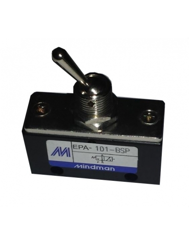 Alavanca de interruptor pneumático 1/8-3/2 NC - Mindman - ADAJUSA