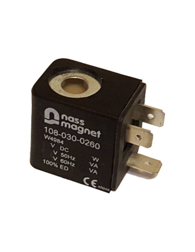 Solenoid valve coil 48Vdc-110VAC T22 diameter 9 - Mindman