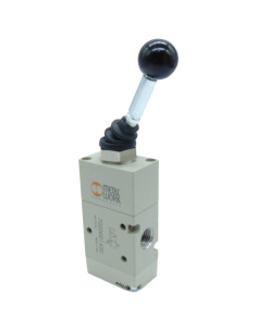 Valve manual lever 1/8 3 vias 2 position fixed front lever Metal Work | Price adajusa.com.com.'