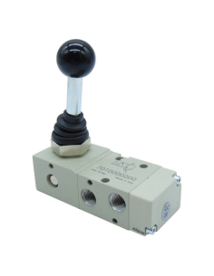 Válvula pneumática 1/8 3 vias 2 posições alavanca 90o biestável Metal Work | Preço ADAJUSA. 2