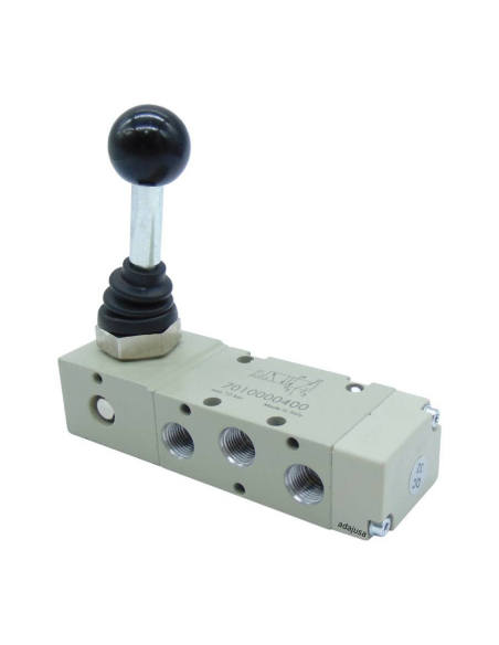 Válvula pneumática manual 1/4 5/3 alavanca fixa 7020000500 | MAV36LEOCC ADAJUSA | preço