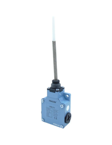 Limit switch flexible steel and plastic rod VM Series