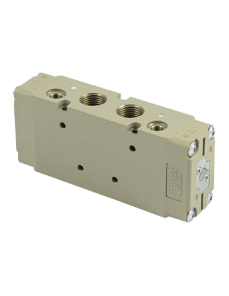 Válvula do distribuidor 1/2 5  vias  de diferencial bistável Metal Work | ADAJUSA