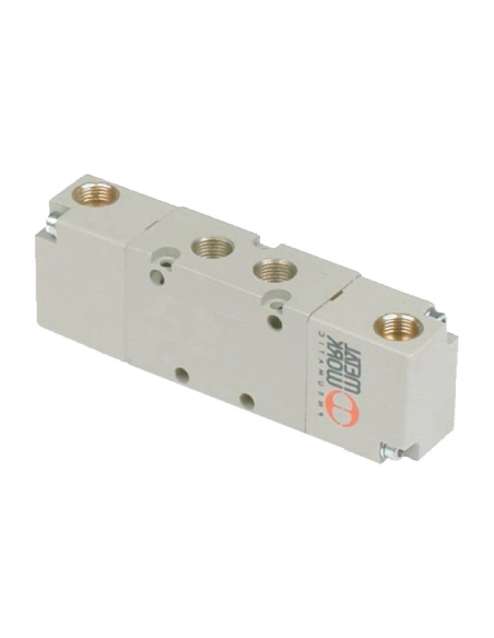 Pneumatic distributor valve 1/2 5-way monostable open centers Metal Work | ADAJUSA