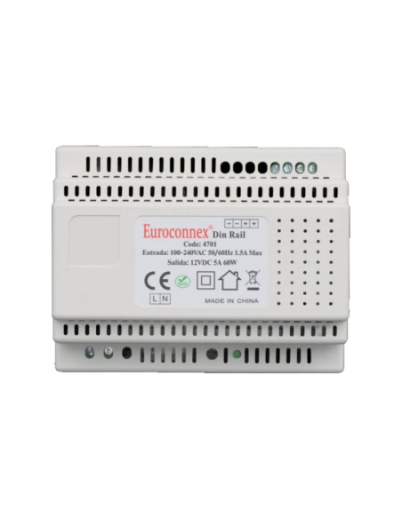 DIN rail industrial Power supply 24Vdc 2.5A 60W | ADAJUSA | price