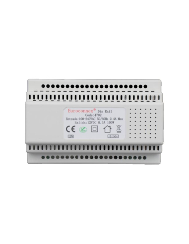 Fonte de alimentação industrial em trilho DIN 24Vdc 4.1A 100W | ADAJUSA | preço