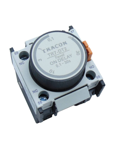 Block timer for contactors LA2DT2 30 sec ADAJUSA