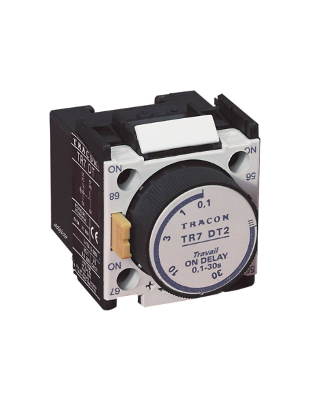 Block timer for contactors LA2DT2 30 sec ADAJUSA