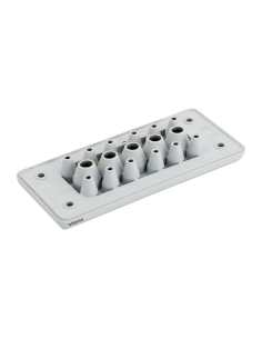 EKBV-16 17-entry cable entry plate for TFE metal cabinets | ADAJUSA | price