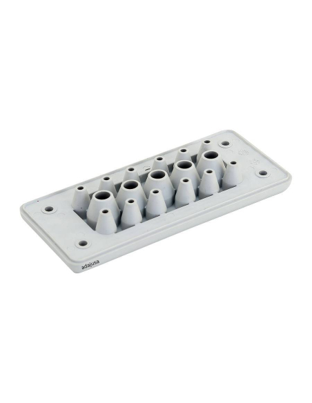 EKBV-16 17-entry cable entry plate for TFE metal cabinets | ADAJUSA | price