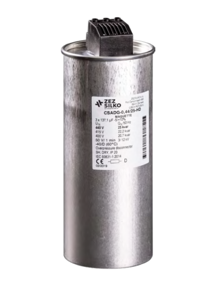 Three-phase power factor capacitor 3x219µF 40kvar 440V | ADAJUSA | price