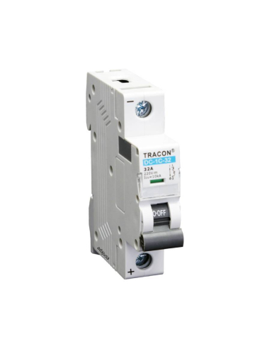 DC Magnetothermic 1 pole 32A 500Vdc - Tracon