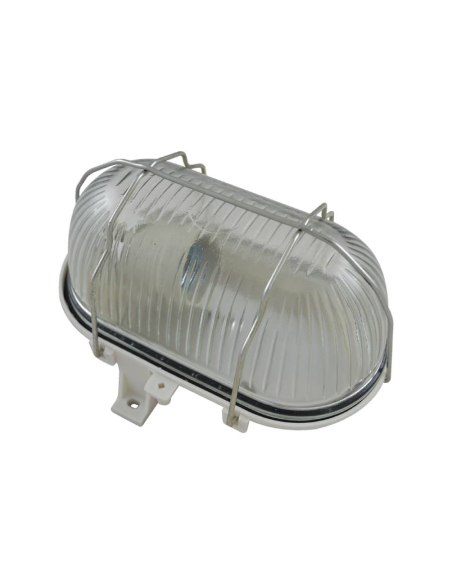 White oval outdoor wall light luminaire blukhead lamp TLH-08S | ADAJUSA | price